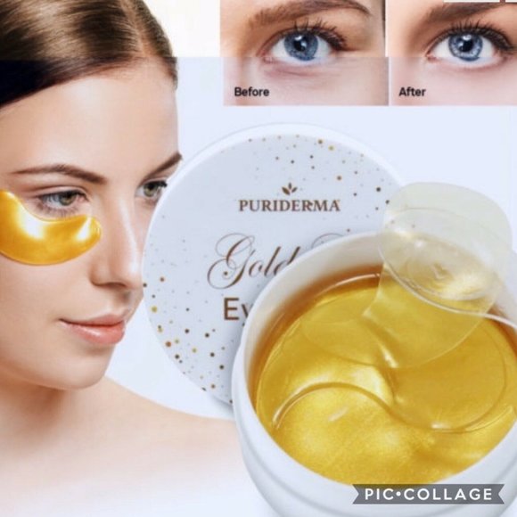 Puriderma Skincare Puriderma Gold Gel Eye Mask 6 Count Exp 152022